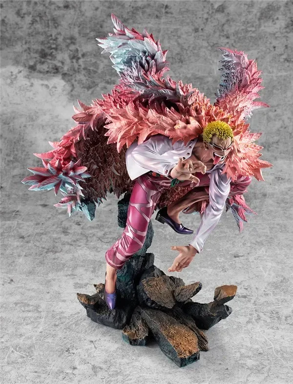 In magazzino Megahouse POP MAX ONE PIECE Donquixote Doflamingo nuovo originale Anime Figure Model Toy Action Figure Collection Doll PVC