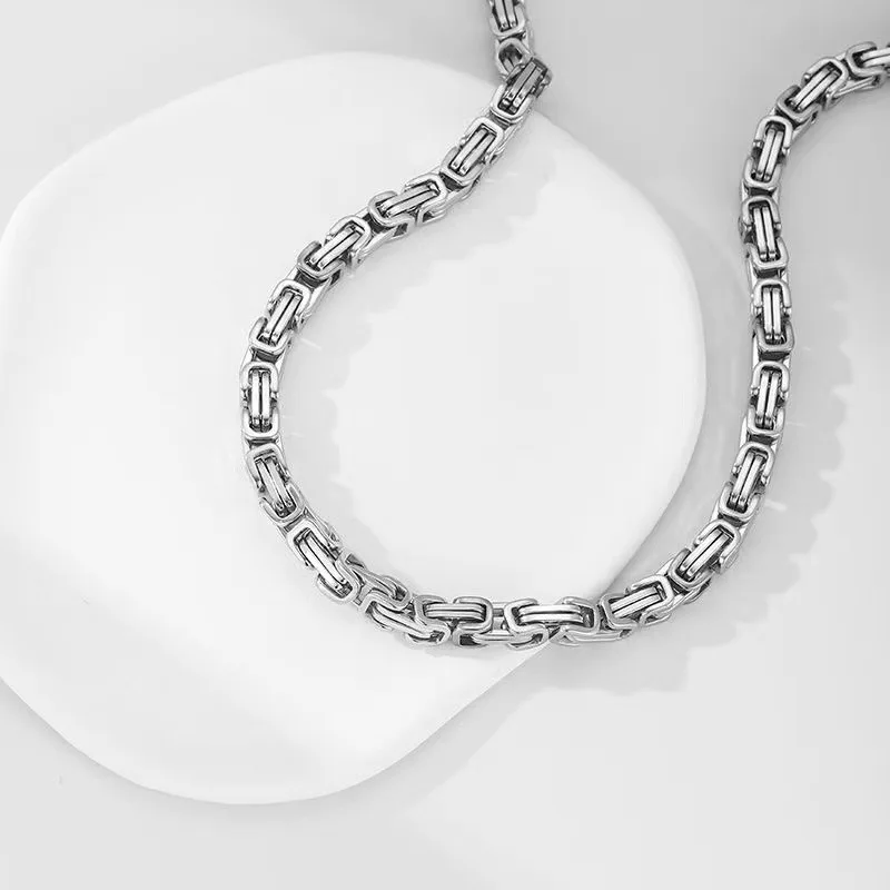 Newest 316L Stainless Steel Bracelet Men Women Wholelsale Wristband Gold Color Male Hand Chain Link Bracelet Hip Hop Jewelry image 3