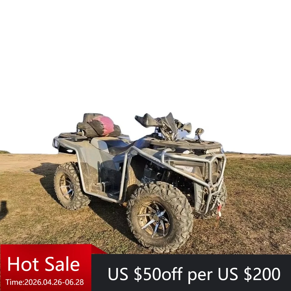 

200Cc four-wheeled all-terrain vehicle, ATV 4x2 chain drive quad motorcycle, off-road vehicle, four-wheeled agricultural motorcy