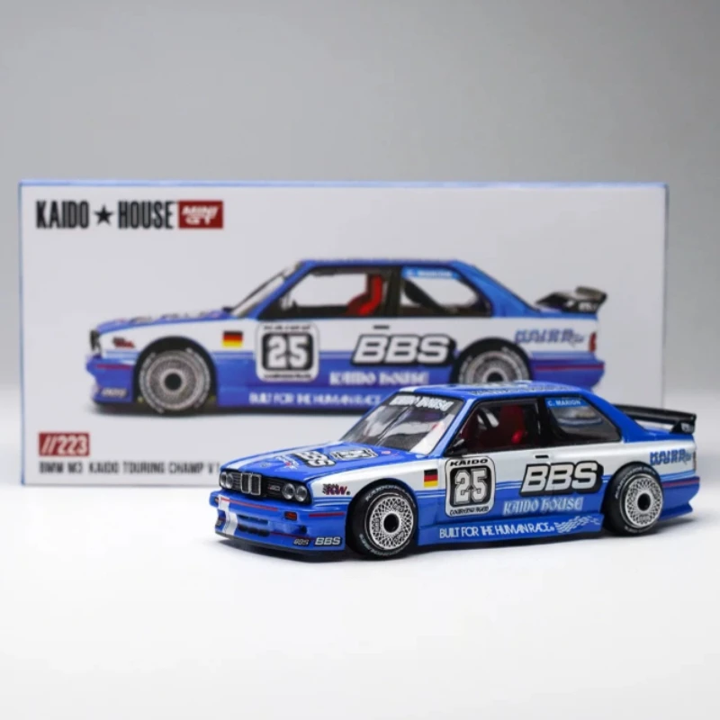 In Stock: 64 Kaido House #223 M3 E30 No. 25 Alloy Static Car Model, Premium Decorative Piece, Must-Purchase Collection Item