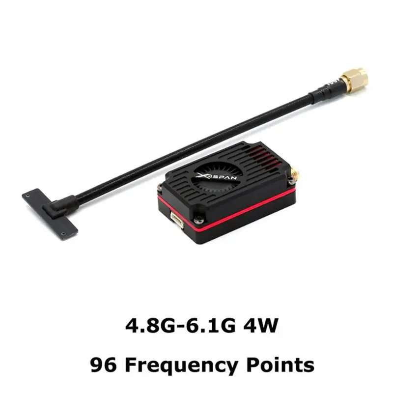 N91R-High Power For RC FPV Long Range Fixed-Wing Drone Compatible 4.8-6.1G VTX 4W 96CH VTX Module With