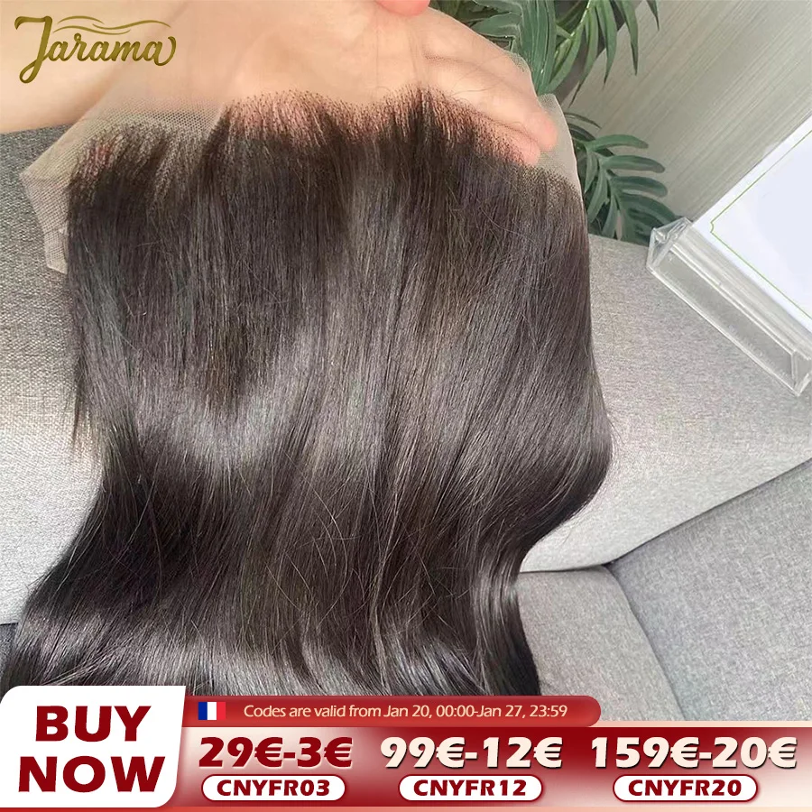 Human Hair Frontal 13x4 Lace Frontal Only Straight Brazilian 100% Natural Human Hair 18 20 Inches Transparent Lace Human Hair Swiss Lace Front