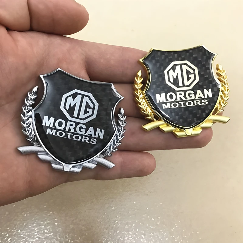 2 قطعة ثلاثية الأبعاد شعار معدني ملصق سيارة شارة الديكور الشارات لموريس المرآب MG MG3 MG5 MG6 MG7 GT GS هيكتور HS ZS ZX EZS EHS