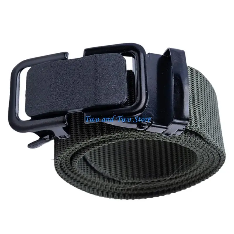 HX6F Automatic Buckle Nylon Woven Belt For Men Suitable For Security Personnel