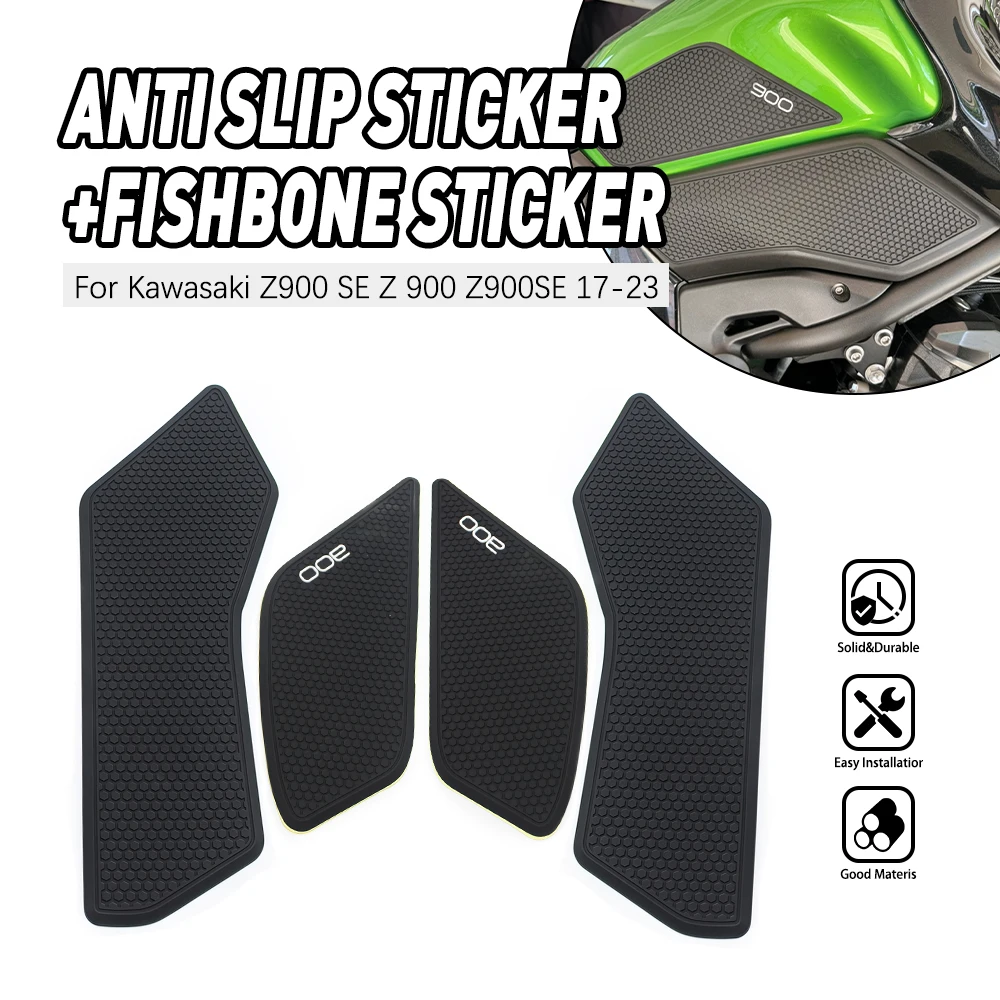 

For Kawasaki Z900SE Z 900 SE Z900 SE 2017 2018 2019 2020 2021 2022 2023 Motorcycle Side Anti Slip Protector Tank Pad Sticker
