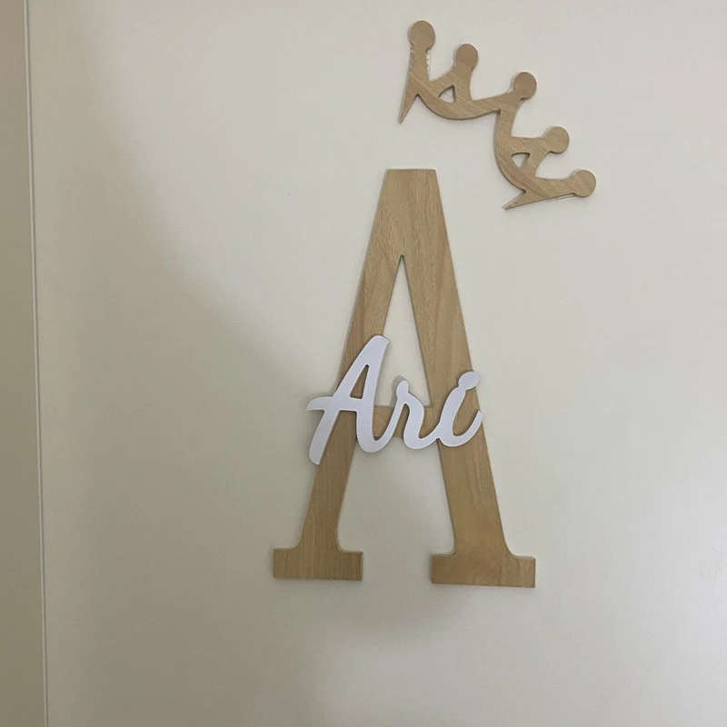 

Personalized wooden wall decor for baby room, personalized letters for nursery