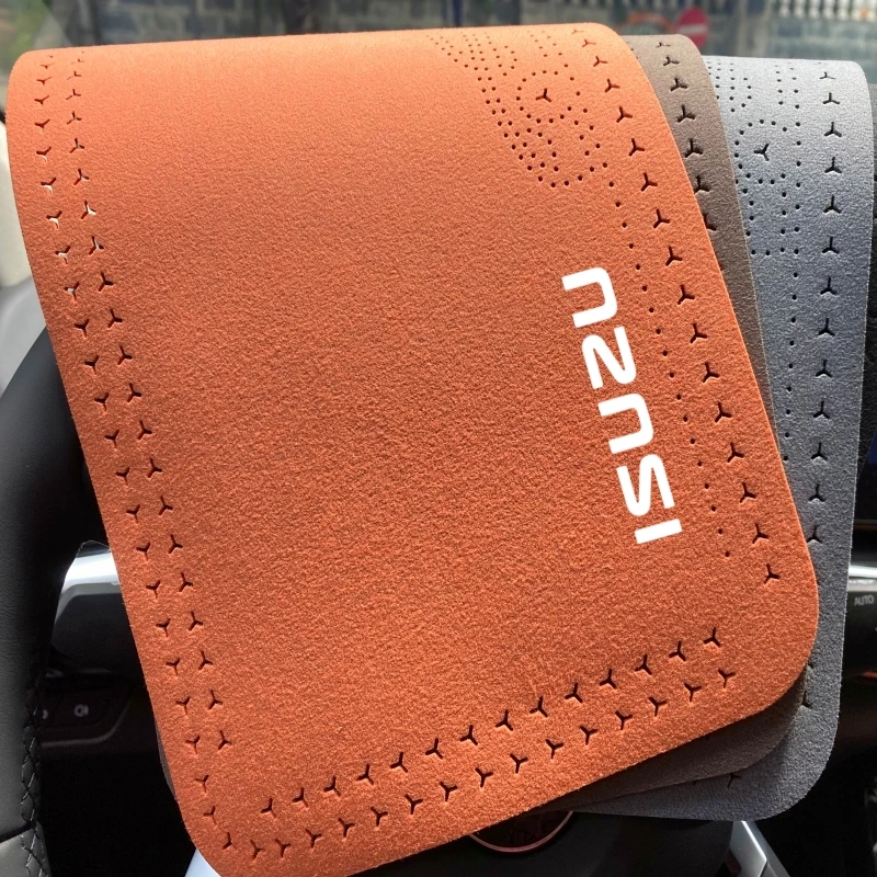 Suede Car Central Armrest Pad Anti Slip Auto Center Console Arm Rest Mat Seat For Isuzu MU-X Mux 2013-2015 2016 2017 2018 2019