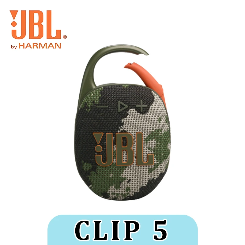 

JBL CLIP5 Waterproof Wireless Small Speaker Camouflage Five Generation Music Box Portable Outdoor Cycling Backpack Sound System