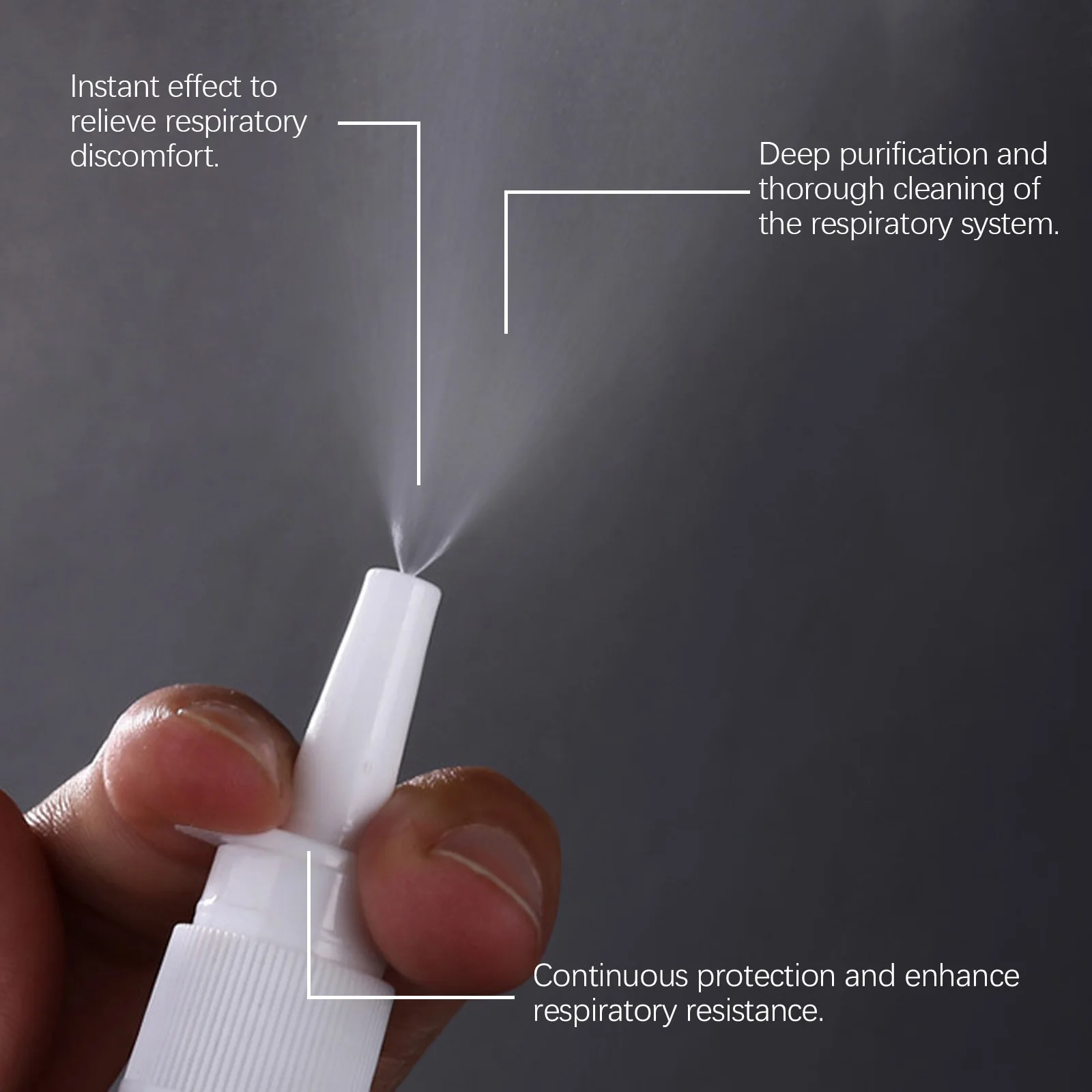 

Ximonth Lung Cleansing Spray Natural Plant Extract Moisturize Respiratory Mild Clear Lung Lasting Care Herbal Lung Cleanse Spray