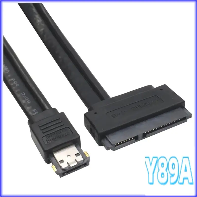 GO-Cabo adaptador de alimentação ESATA e USB 2.0 versátil para HDD SATA de 2,5 polegadas e 3,5 polegadas, conexão de 7 + 15 pinos