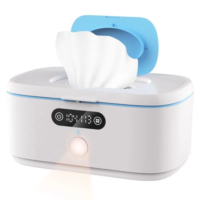 Wipe Wamer for Vehicle and Home Use, Baby Wet Wipes Dispenser and Diaper Wipe Warmer with Night Light,