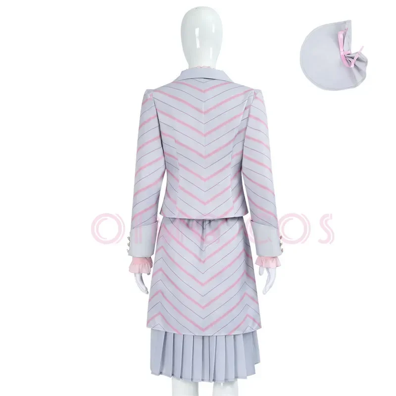 الشريرة غليندا تأثيري حلي الكبار كرنفال المرأة موحدة شعر مستعار أنيمي هالوين ملابس تنكرية للحفلات لعبة #3