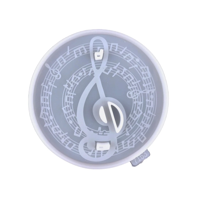 Animal Silicone Resin Molds Musical Note Casting Mold Home Decor Crystal Silicone DIY Epoxy Coaster Mould Making Tool