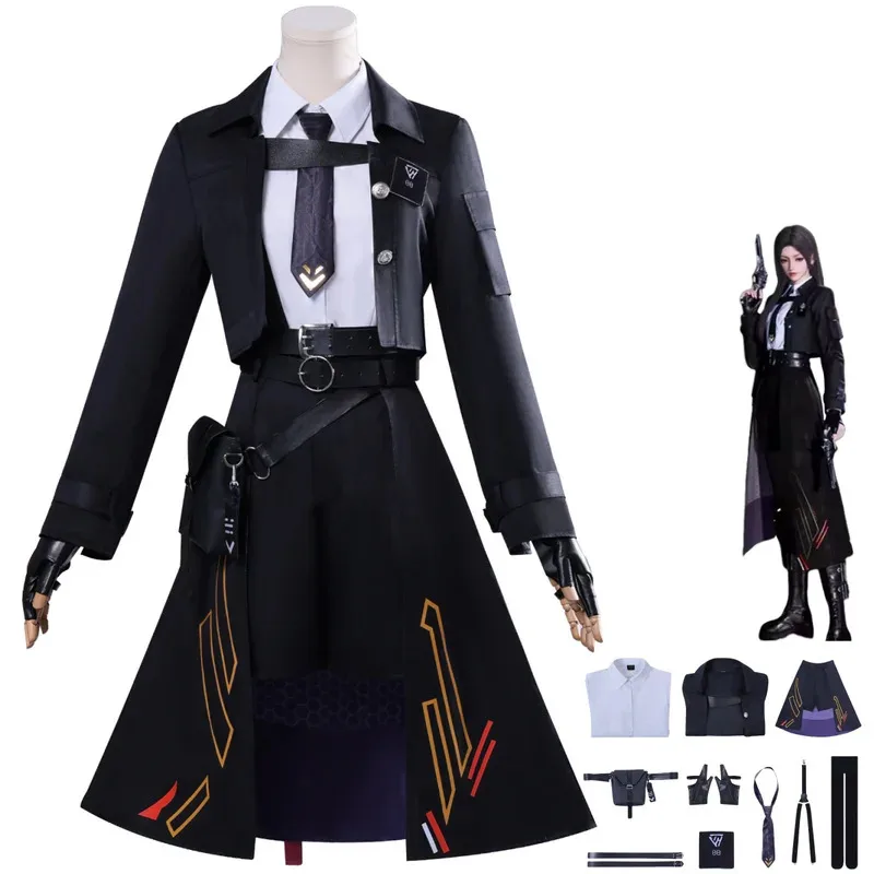 

Game Love and Deepspace Player Cosplay Costume Anime Mc Outfit Fight Uniform Coat Skirt Adult Woman Carnival Halloween Suit