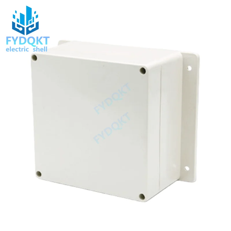 1pcs Plastic waterproof shell security power supply outdoor wiring box electronic instrument chassis 160x160x90mm With Ears