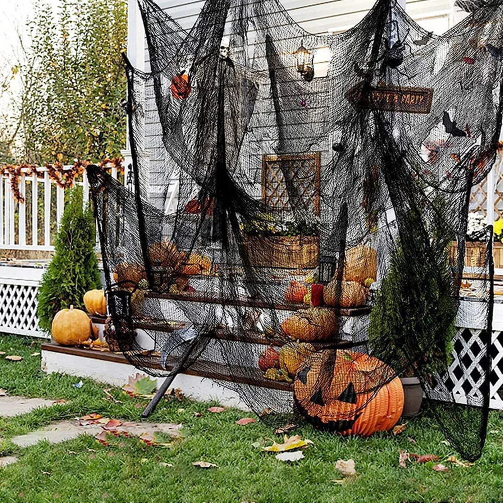 

2 Pcs Sensor Horror Gauze Decoration Halloween Fabric Polyester (Polyester) Indoor Decorations Props