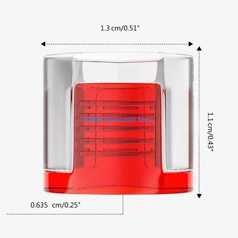 B0KC Screwdriver Bit Rings 1/4'' Screwdriver Bit Head Magnetizer