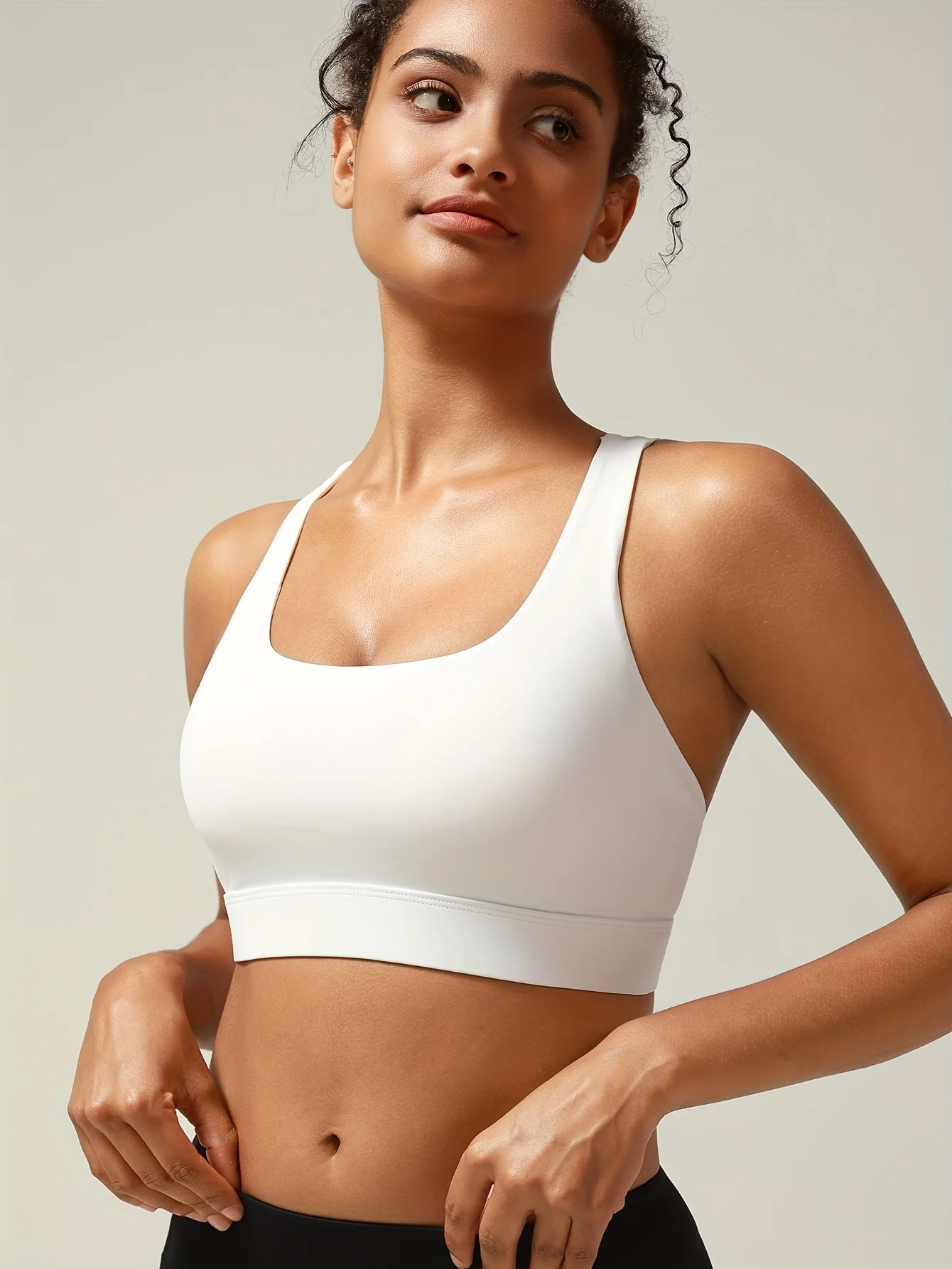 Medium Support for Sports Bra for Women Featuring a Criss-Cross Back, Padded Straps, And Removable Cups. It'S Comfortable And