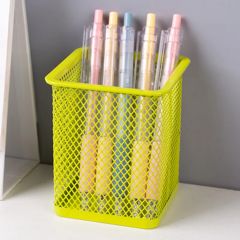 Metal Mesh Square Pen Holder image