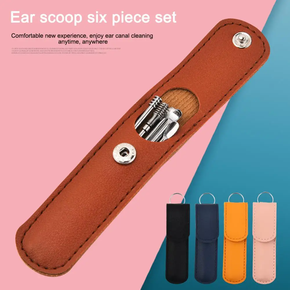 Youpin Stainless Steel Ear Cleaning Tool EarpickSet Cleaner Curette Spoon Health Care Ear Wax Clean Remover Tools