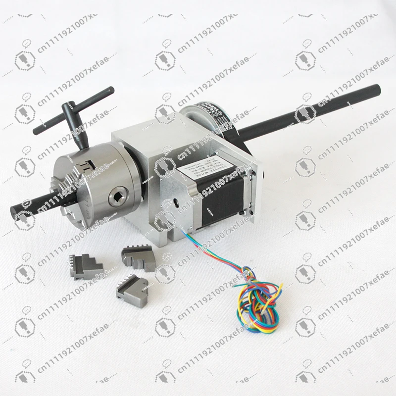 K5M-6-80A 3-jaw chuck 80mm hollow shaft necessary numerical control router machine tool gearbox motor core component 4-axis