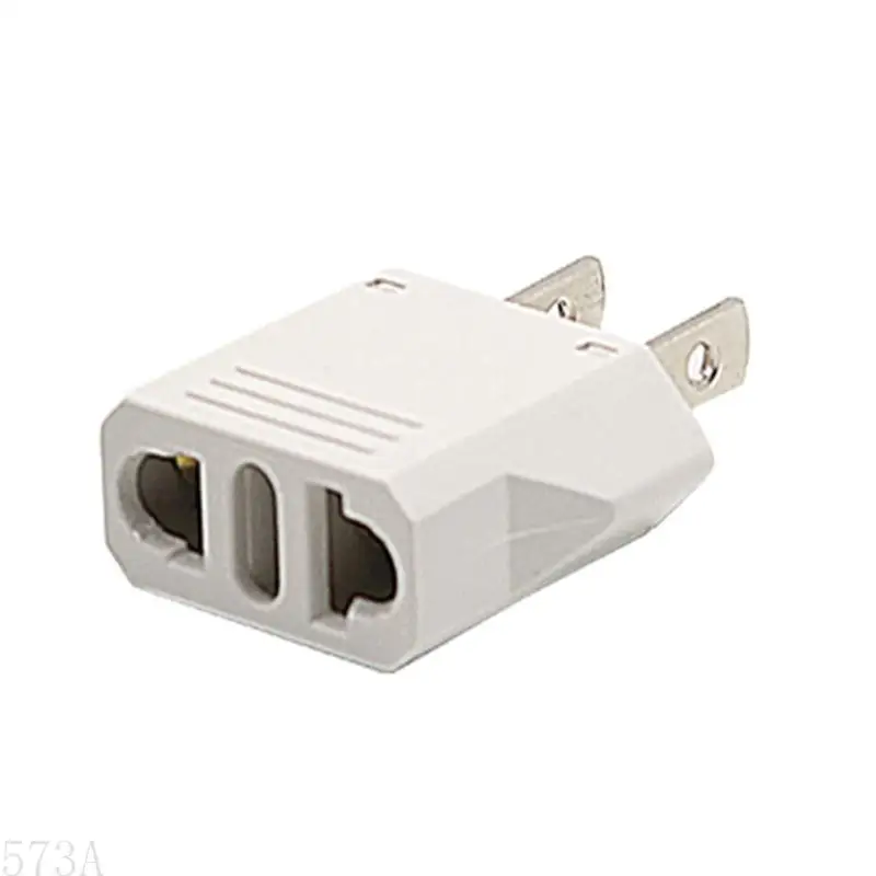 573A Portable US To EU Adapter Adapter Adapter Power Outlet Outleter поддерживает до 500 Вт.