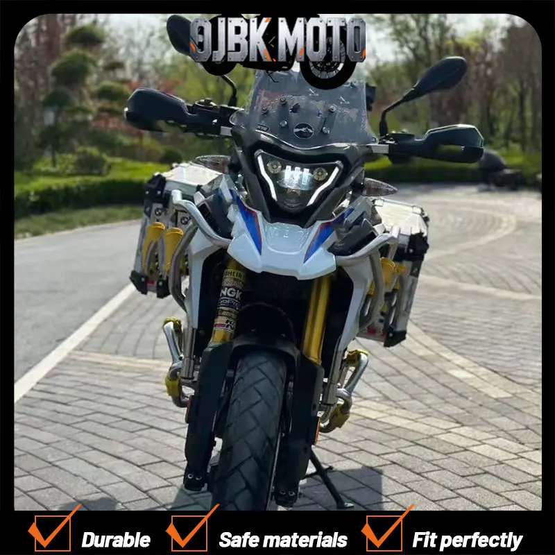 

【Perfect fit】For BMW G310GS Motorcycle Windshield Heightened Modified Windscreen Wind Screen Front Glass with Bracket Deflector