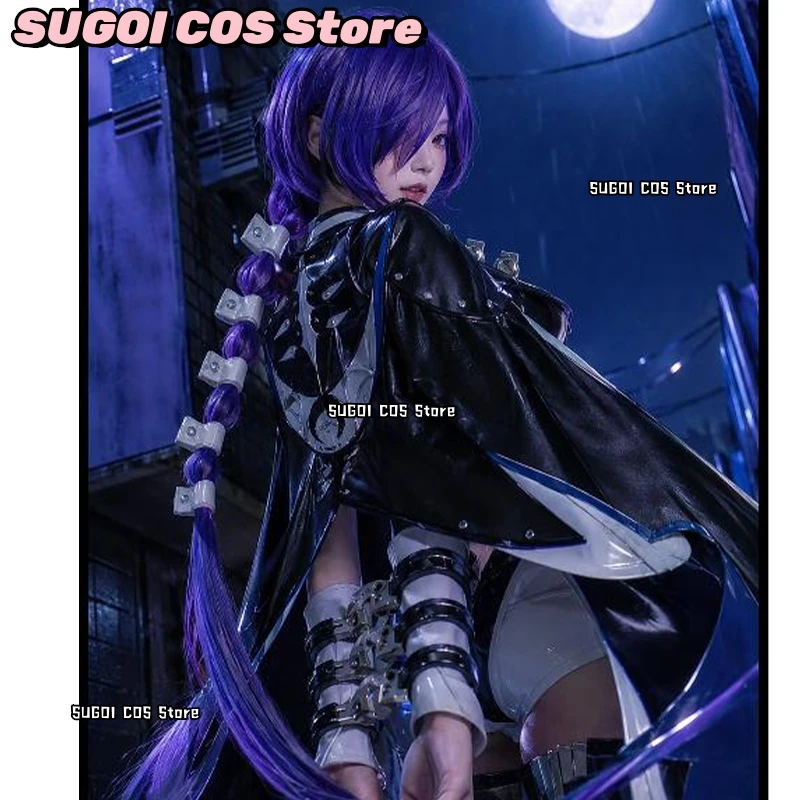 abss^プロメイア-コスプレウィッグ-ナシー-ダークブルーヘア-ロングポニーテール-zzz-ゼンレスゾーンゼロ-ゲーム-カーニバル-女性-ハロウィン-ロールプレイ