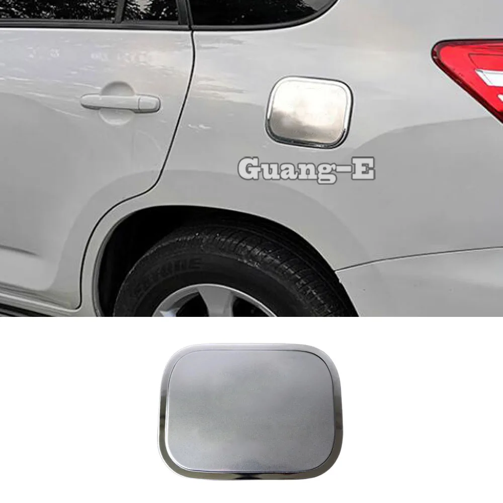 

For Toyota Rav4 2009 2010 2011 2012 Car Styling Stainless Steel Accessories Gas/Fuel/Oil Tank Cover Cap Frame Parts Frame 1PCS
