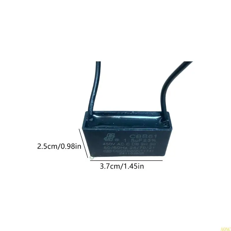 A0NC 2Pieces 팬을위한 세트 스타터 구성 요소 업그레이드 인력 팬 모터 커패시터 업그레이드