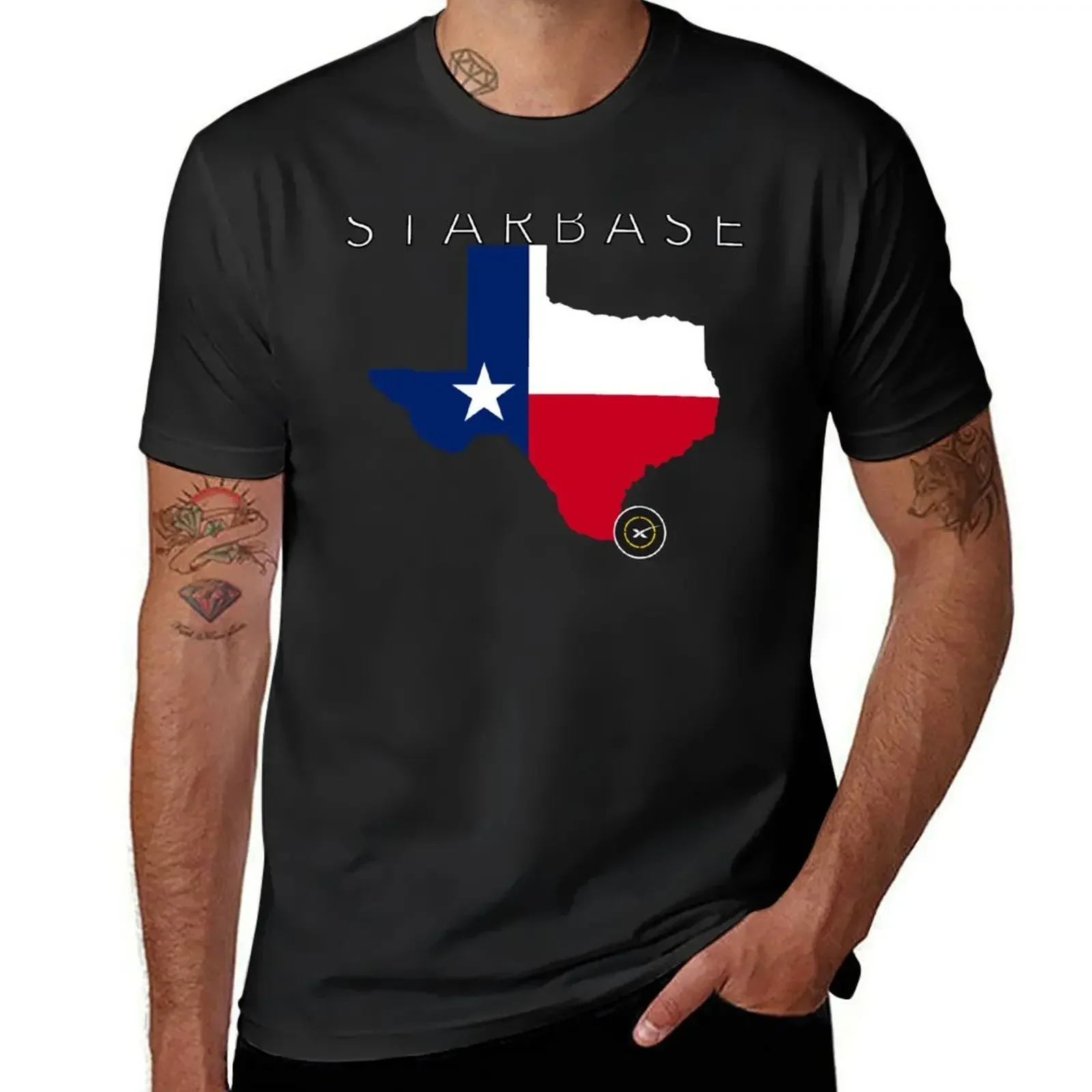 

Футболка Starbase Texas, быстросохнущие мужские футболки с аниме