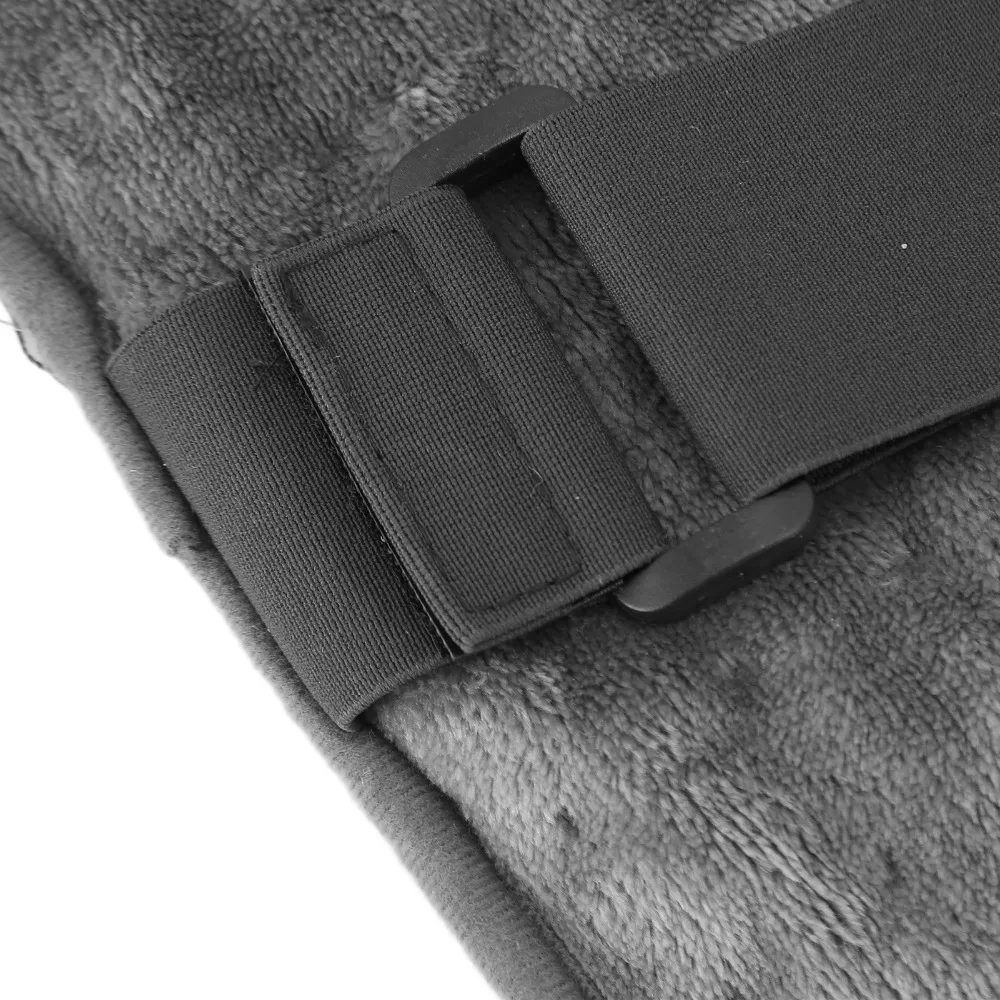 

3 Temperature Settings Electric Back Heating Pad Gray 30-50°C USB Back Heating Pad Soft Material Quick Heating