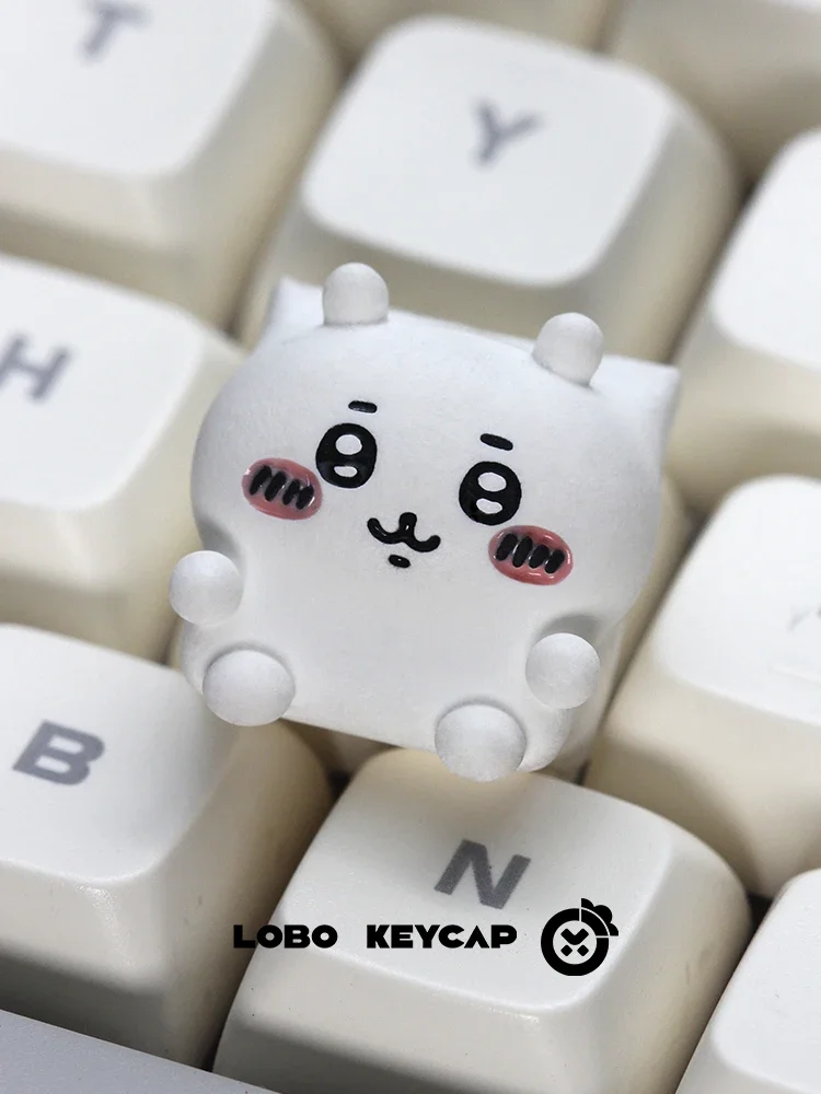 Anime Kawaii Chiikawa Hachiware Usagi Personalized Mechanical Keyboard Keycaps Translucent Keycaps Computer Accessories Gifts