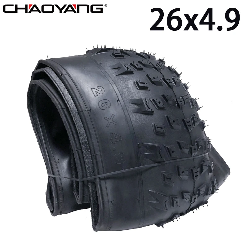 CHAOYANG 26x4.9 Fat Bike Tire MTB Snow Mobile Bike Anti-slip out Tire 120TPI Beach Bicycle Tire H-5202