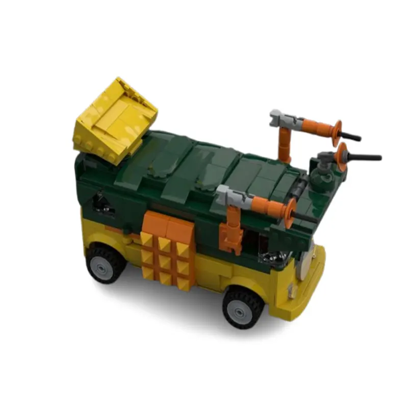 Spot Small Particle Assembled Building Blocks MOC-124936 442pcs Car Construction Toy Stereoscopic Model Gift Puzzle Ornament