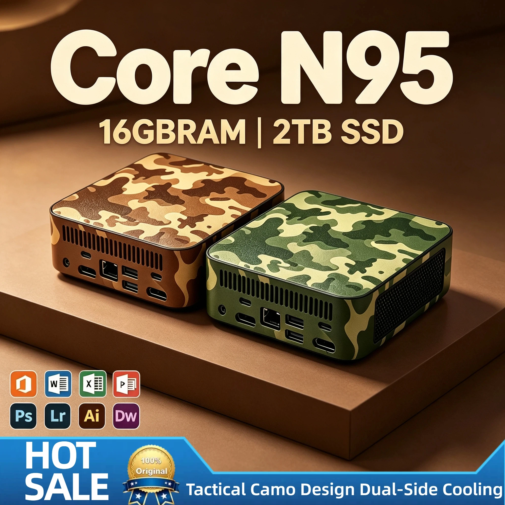 Pc Unit For Gaming - PC Intel N95 de Formato Pequeno,
