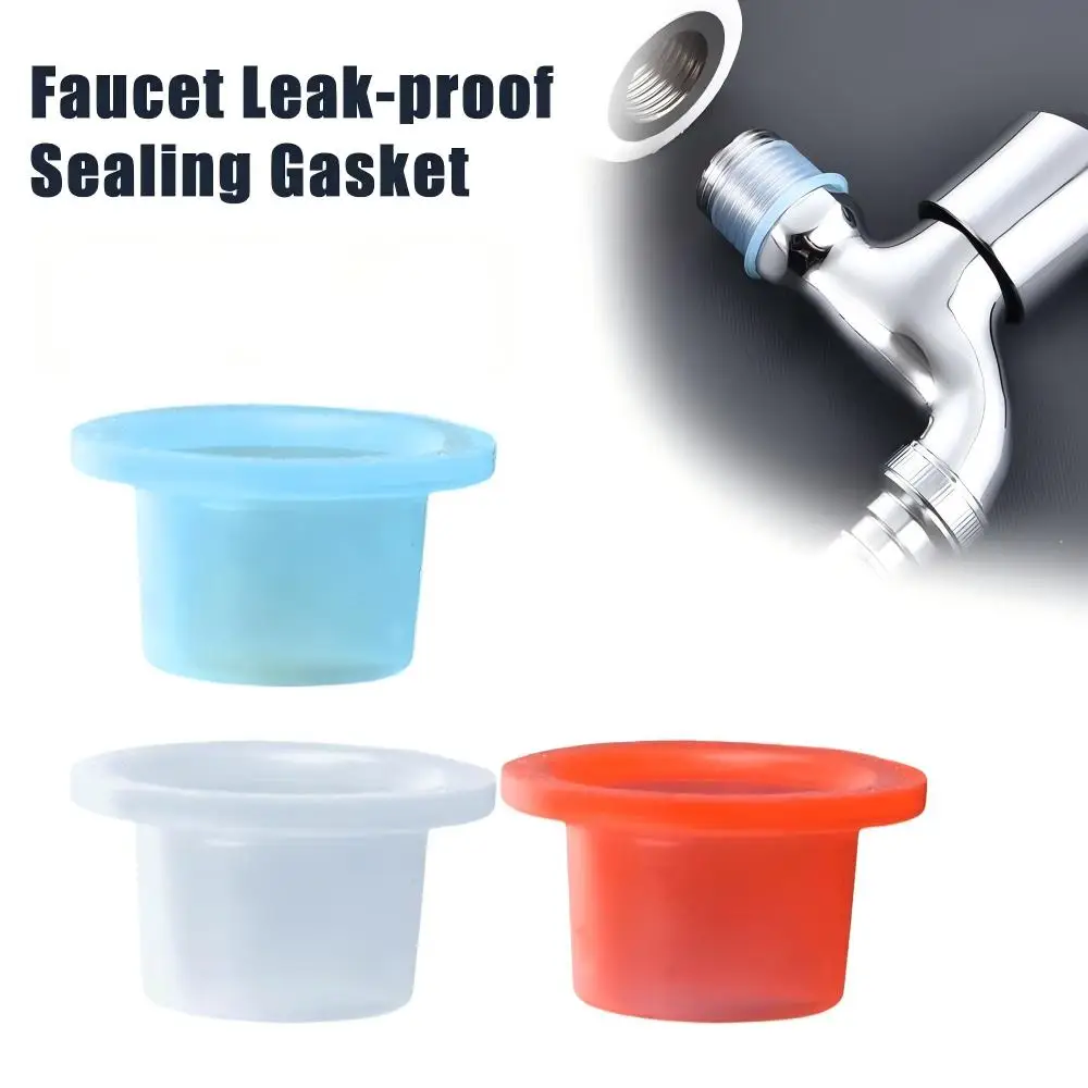 Conector de Silicone para Torneira, Anel de Vedação Roscado para Tubos, Arruela para Mangueira de Chuveiro, Anel de Junta para Válvula, Kit de Encanamento para Banheiro e Cozinha