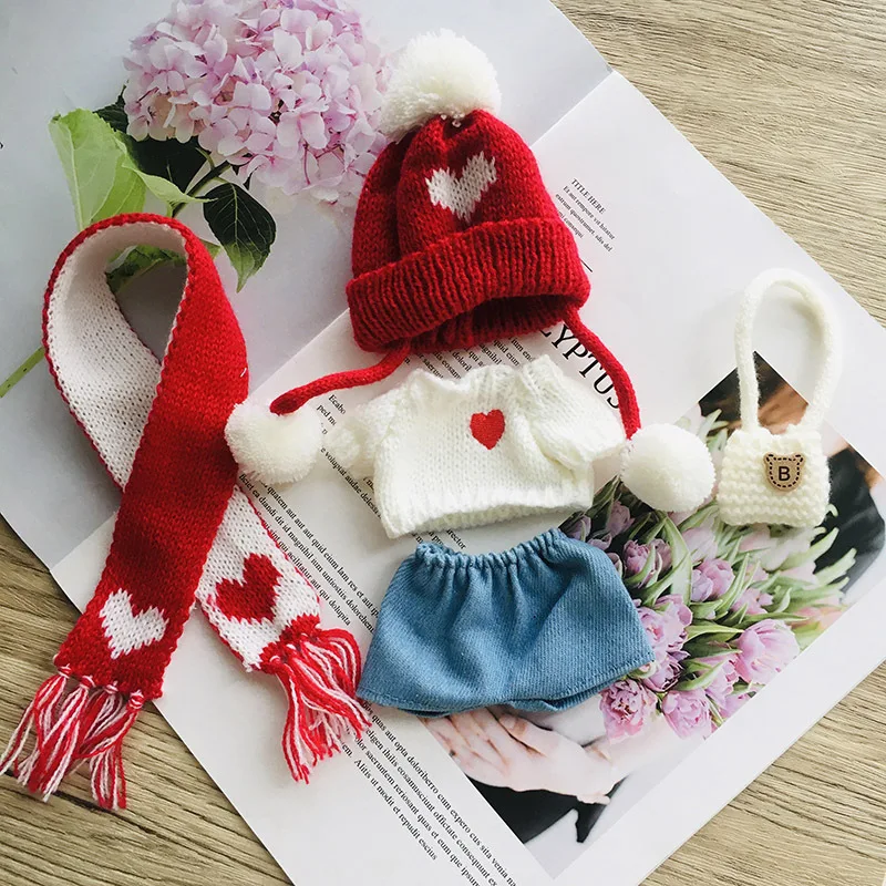 فقط الملابس الساخن بيع Zsiga المنقولة ملابس دمى لطيف قبعة سترة وشاح الجينز مجموعة الحقائب مجموعة ملابس الشتاء الرائعة