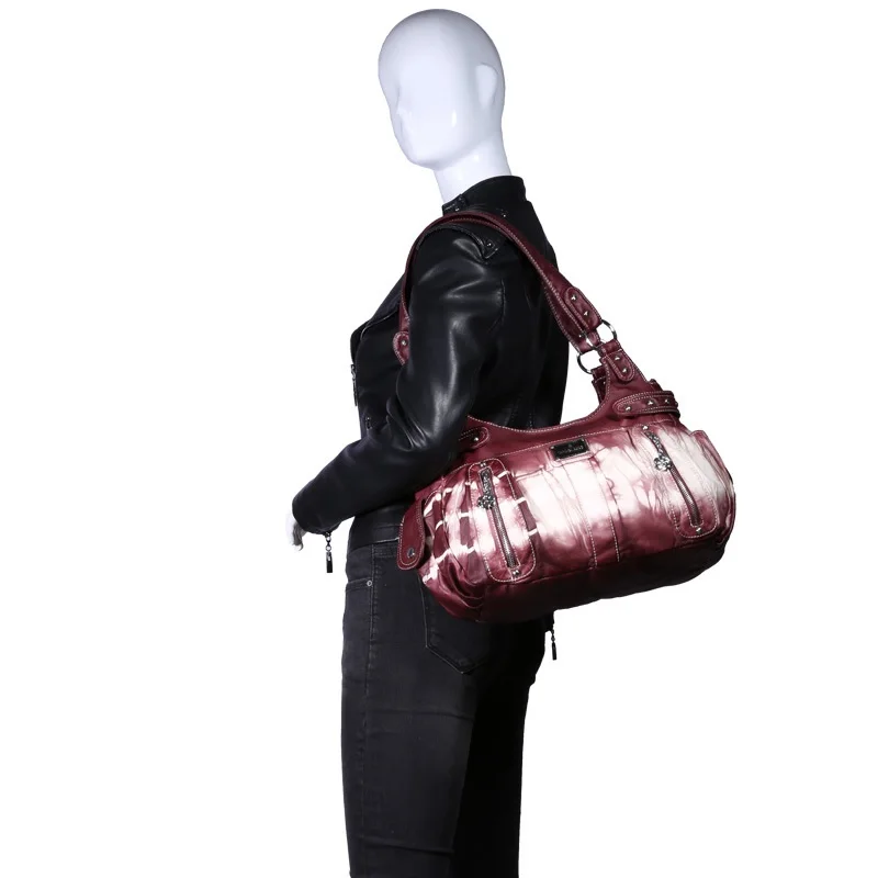 Angel Kiss Women Handbags Fashion Shoulder Bag Large Top-handle Bag Satchel Dumpling Pack Multi-pocket Shoulder Bag Large Purse view 5