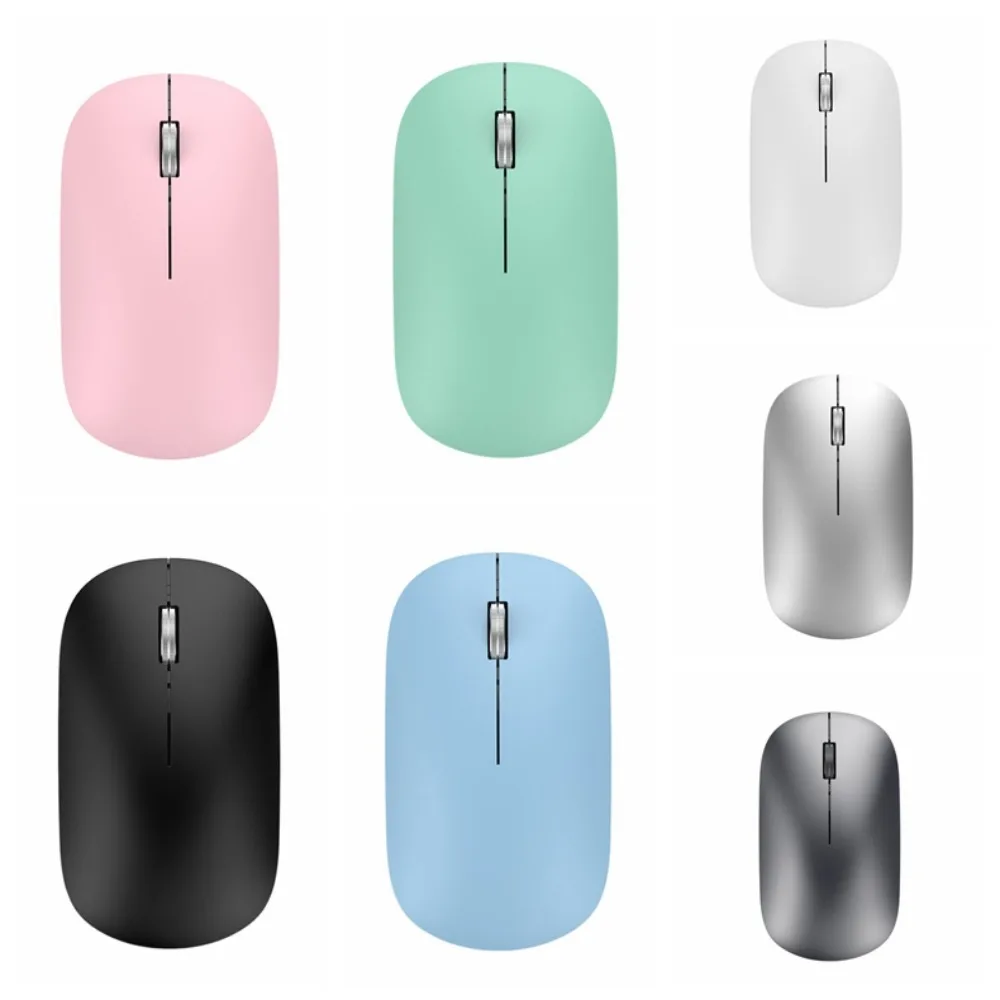 Ratos sem fio 2.4ghz + bt mouse sem fio colorido computador de modo duplo mouse silencioso portátil tipo-c bluetooth gaming mouse pc/laptop
