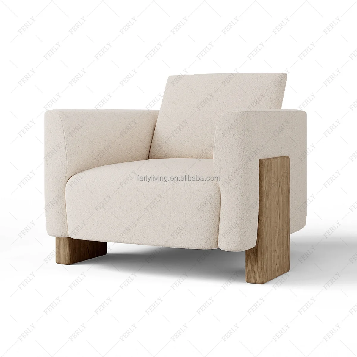 

Nordic Luxury Mid Century Modern Living Room Accent Chair