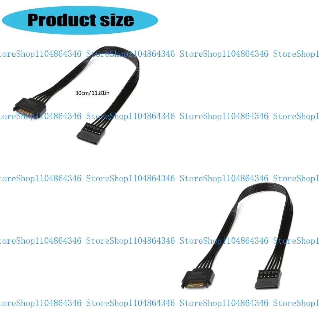 

5ASD 15PIN Power Splitter Cable 15PIN Мужской и женский удлинитель.