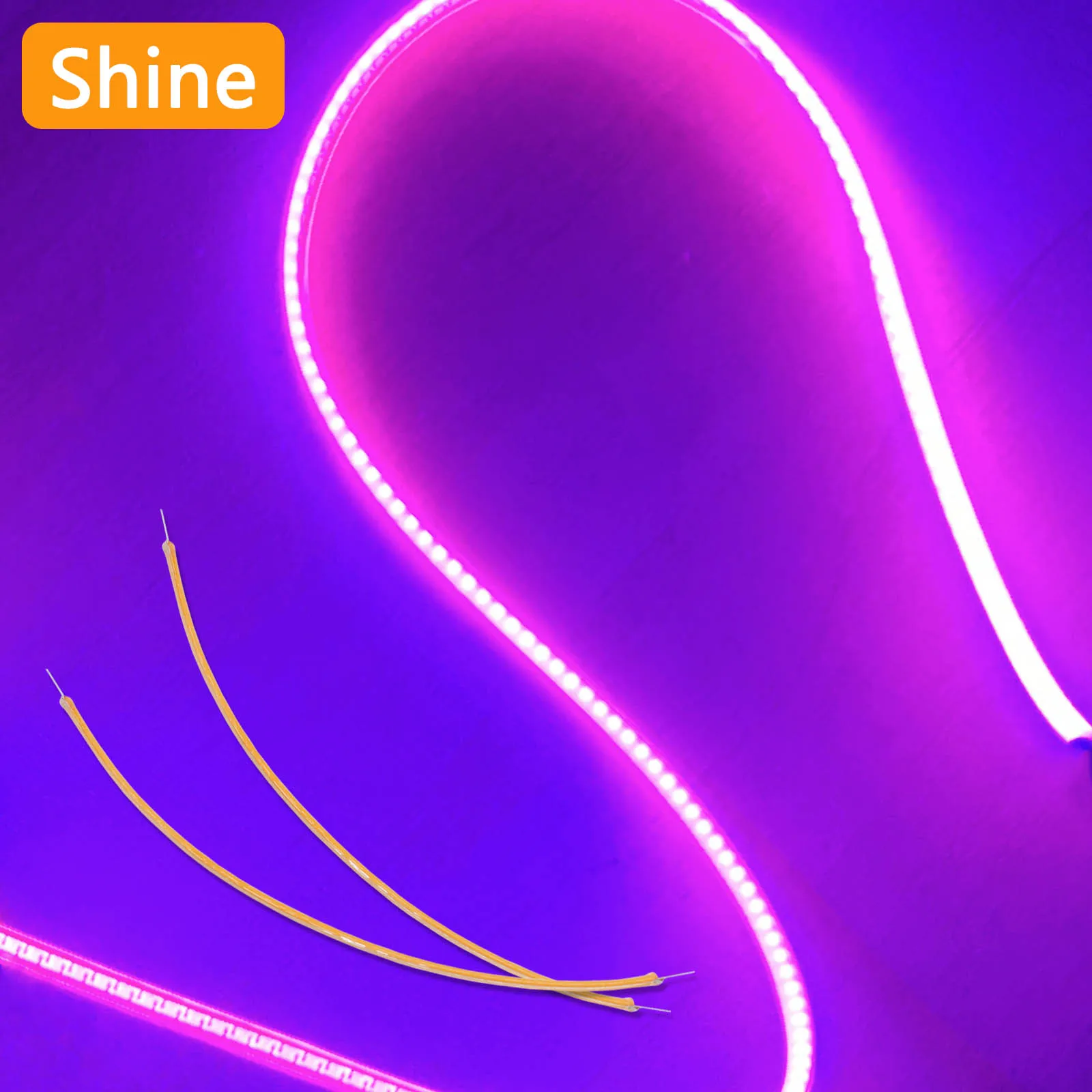 5pcs 130mm 255mm 300mm 3V Purple Flexible LED Filament DIY Lighting Parts Decorative Atmosphere Light Restaurant Cafe Purple