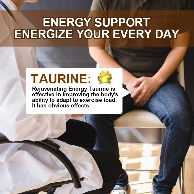 Taurine Capsules Supplements 1,000 mg, Double Strength, Nervous System Health, 120 Veg Capsules