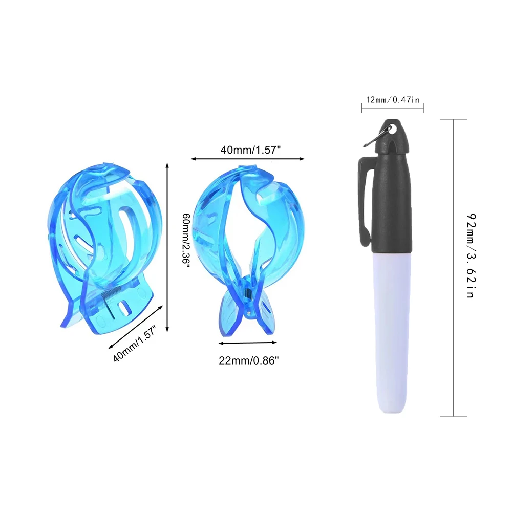 Easy-to-Use Golf Ball Line Clip, T-Shaped, Triple Line Marker, Alignment Aid for Golf Practice Accessories