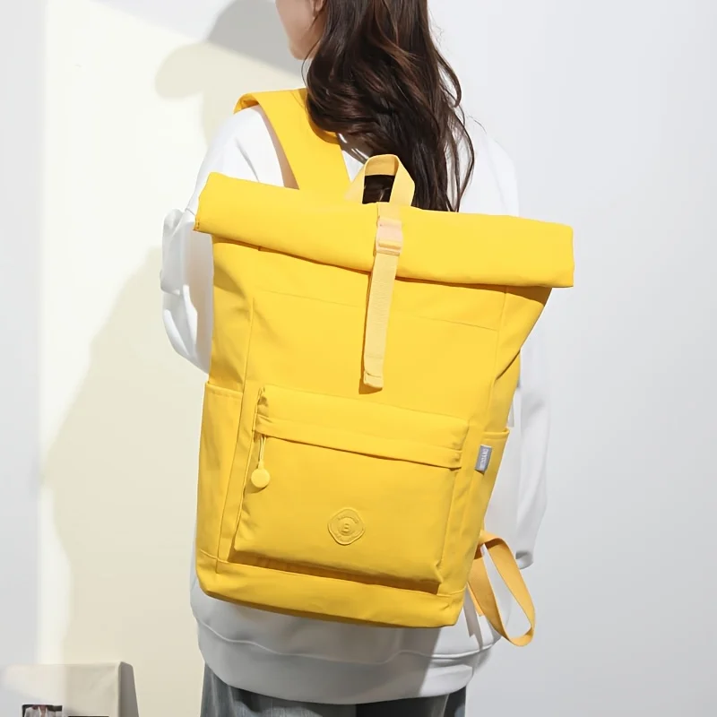 Expandable Womens Backpack Adjustable Shoulder Straps Large Capacity Bookbag Multipurpose For Travel Colleg School Daily Outdoor