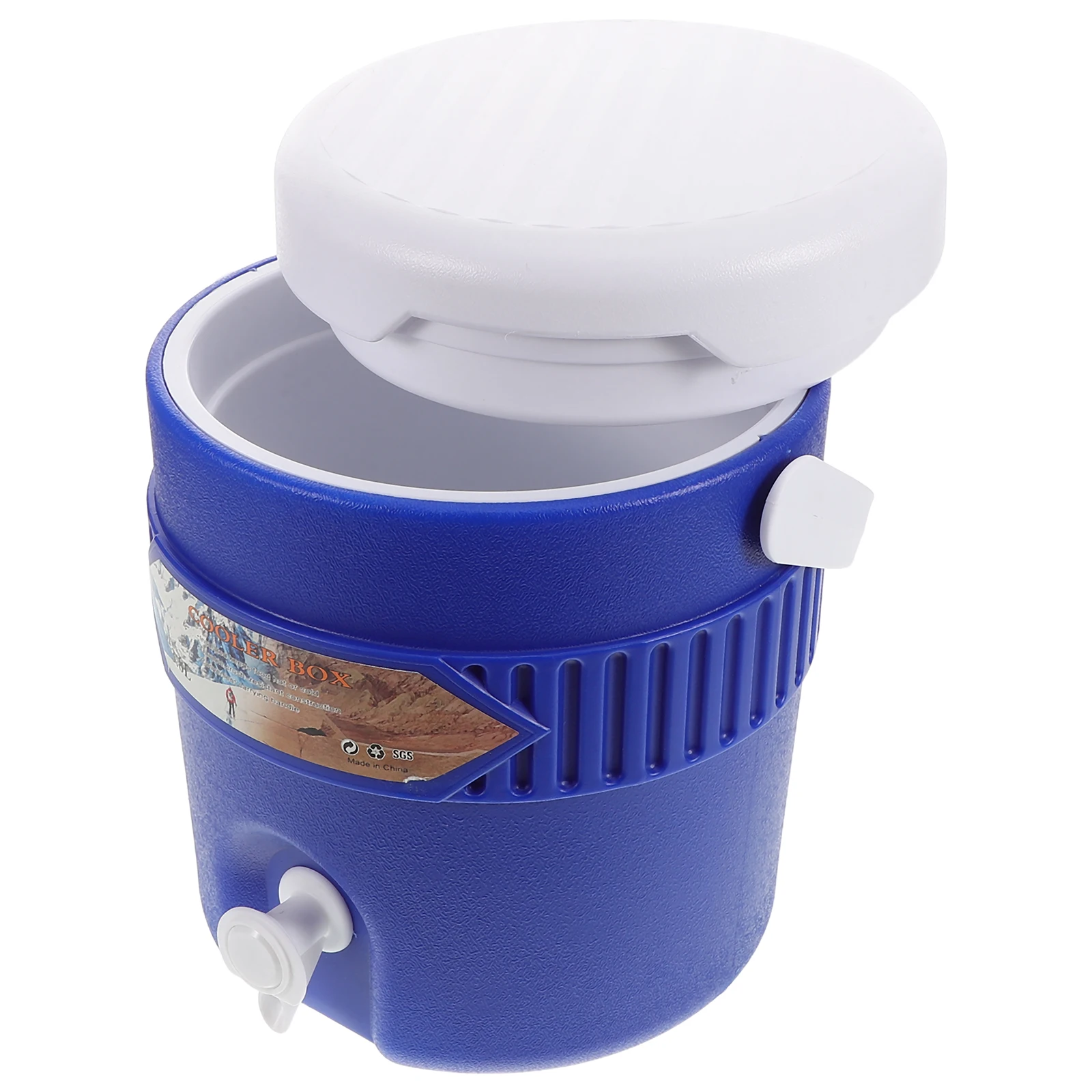 

Cooling Insulation Bucket 3.8L Food Grade Thermal Jug Spigot Durable Portable Impact Resistant Milk Water Cold Beverages Camping