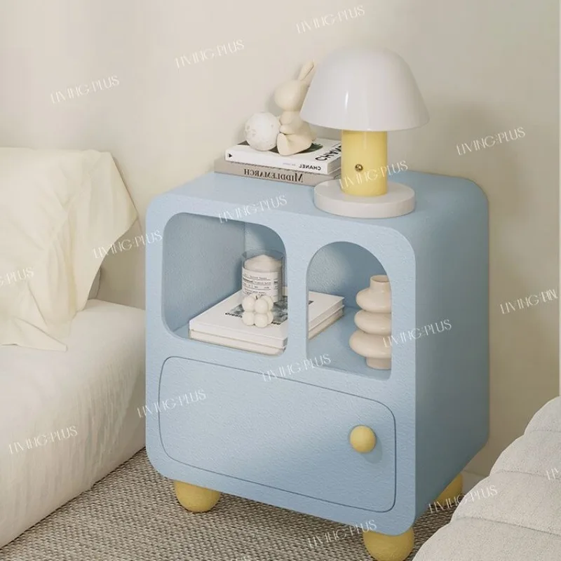 [Hot-selling store] Color Nordic bedside table Internet celebrity exquisite cave bedside table Modern home guest bedroom storage
