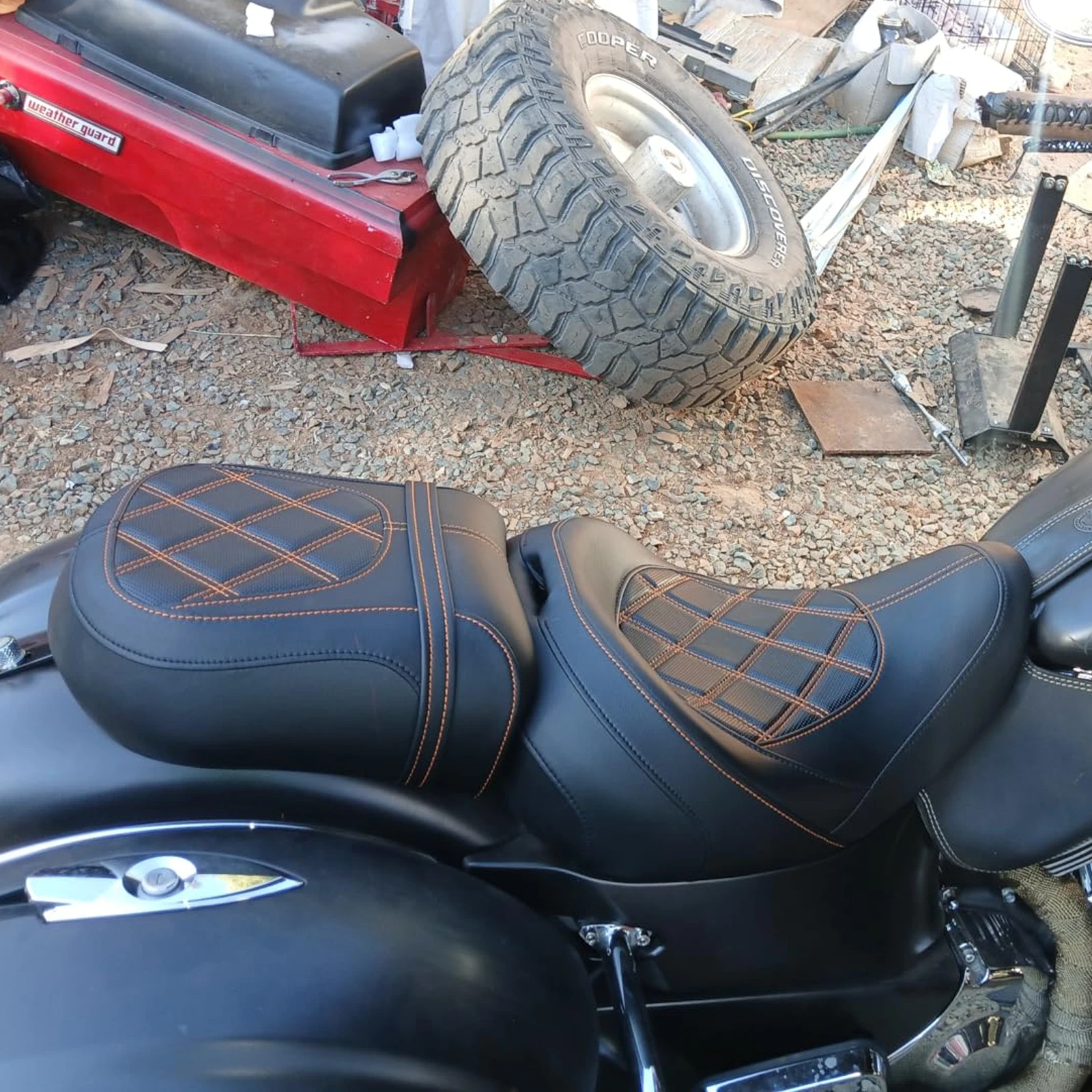 Motorcycle Driver Passenger Seat Pad Front Rear Seat Cushion For Indian Springfield Chieftain Elite Roadmaster Limited 2014-2024