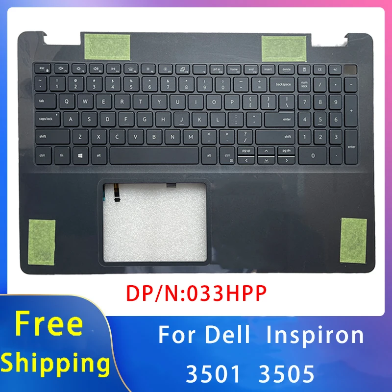 

New For Dell Inspiron 3501 3505; Replacemen Laptop Accessories Keyboard With Backlight 033HPP